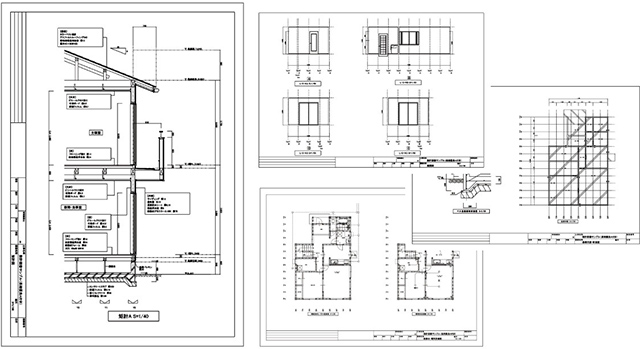 設計図面の一括出力